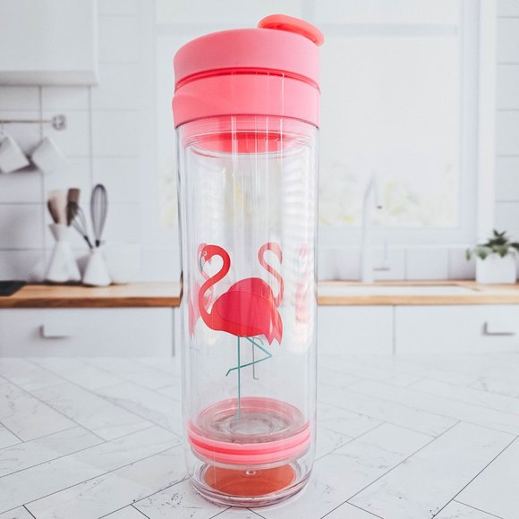 šFree w/Purchaseš David's Tea - Iced Tea Press - Flamingo - 16 oz - Picture 3 of 6